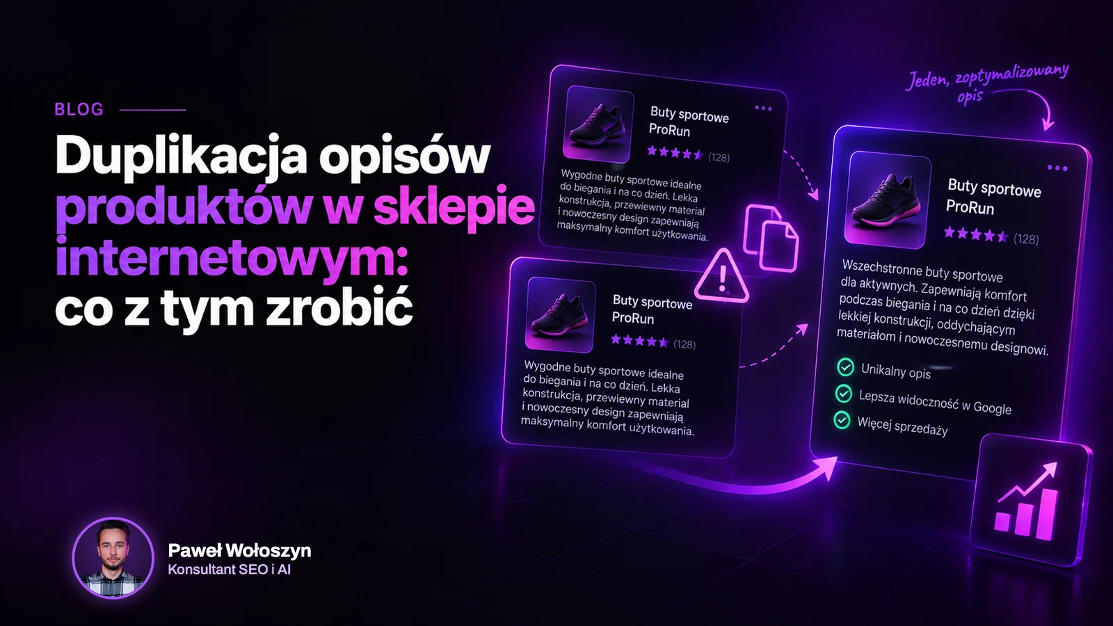 Duplikacja opisów produktów w sklepie internetowym: co z tym zrobić